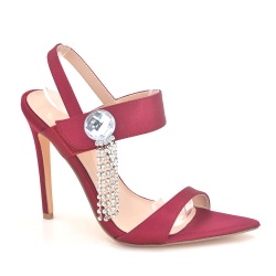 Hot sale stilettos heel sandal pointed toe shoes