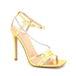 Hot sale stilettos heel sandal square toe shoes