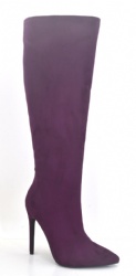 Fashion stilettos heel knee high boot pointed toe boot