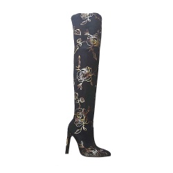 Fashion special heel over the knee boot comfortable boot