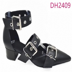 2024 fashion block heel sandal