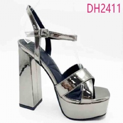 2024 fashion block heel sandal