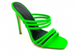 2022 hot fashion stilettos heel sandal colorful upper