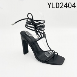 2024 fashion block heel sandal