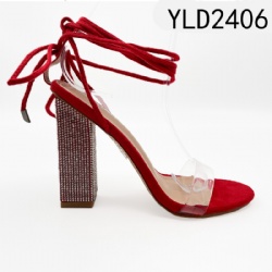 2024 fashion block heel sandal