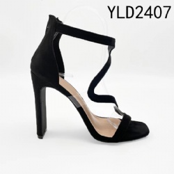 2024 fashion block heel sandal